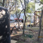 Framing the Outdoor Shower + Bath